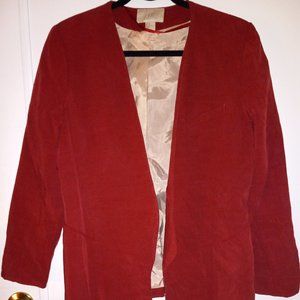 Chic Red Blazer